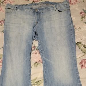 Old Navy Rockstar jeans, boot cut, size 22 plus, inseam 32"